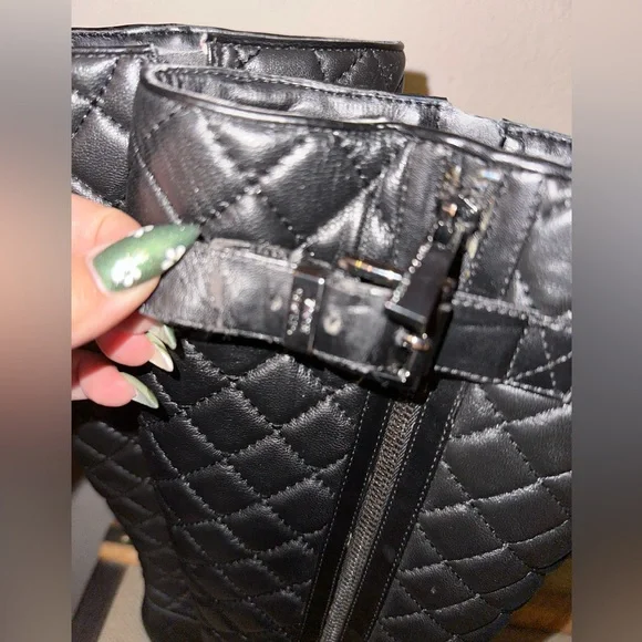 || Vince Camuto || High Quilted Black Boots - Picture 13 of 14